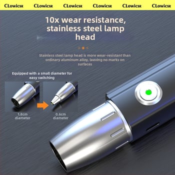 Svetiljka za identifikaciju nefrita s LED 40W, USB punjenje, 3200mAh, domet 200-500 m