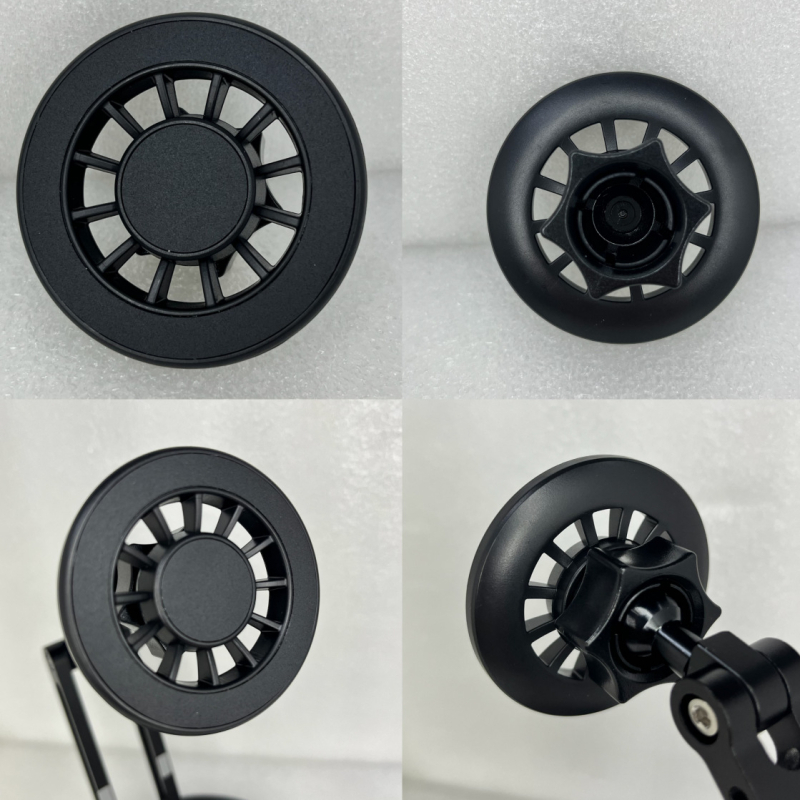 MagSafe žiedo magneto galva automobilių skydelio laikikliui, N52 magnetas, ABS plastikas, magnetinis montavimas, įtrauktas magnetinis lakštas