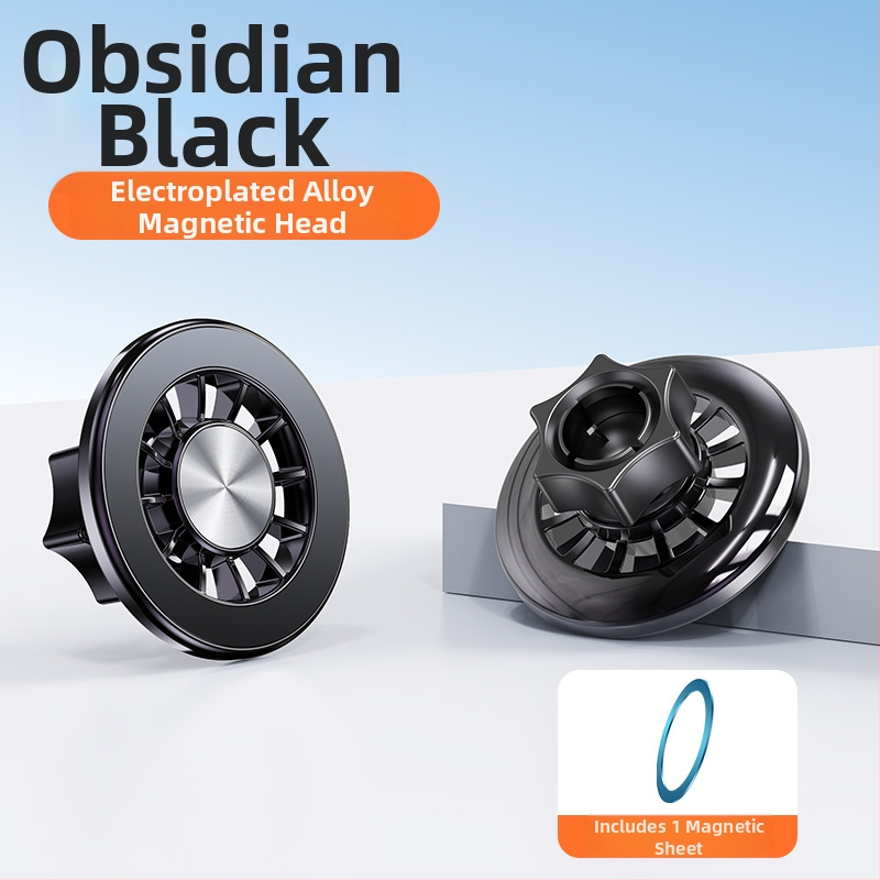 MagSafe žiedo magneto galva automobilių skydelio laikikliui, N52 magnetas, ABS plastikas, magnetinis montavimas, įtrauktas magnetinis lakštas