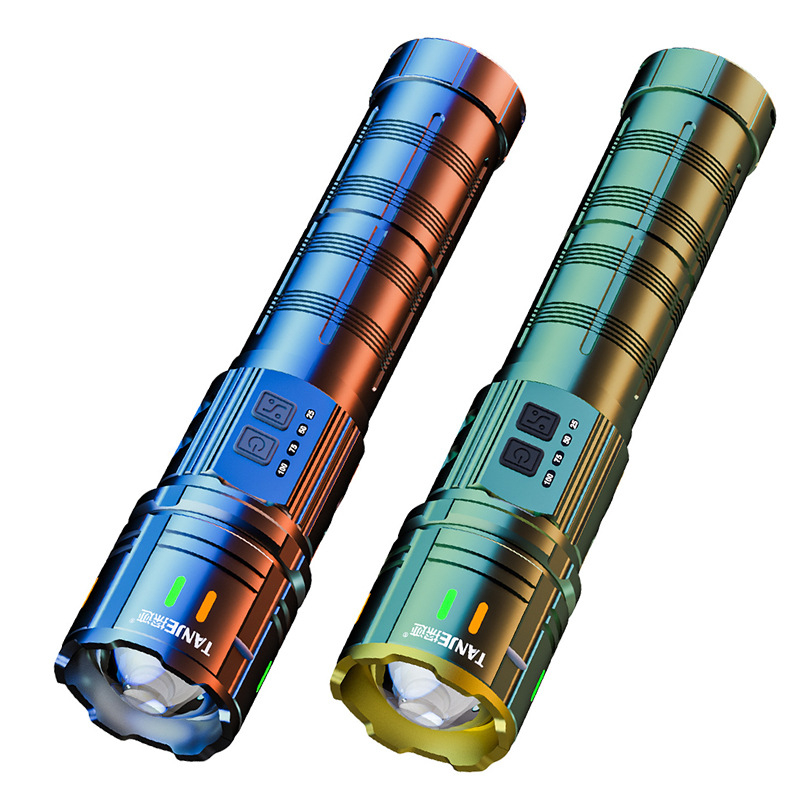 Lanterna od aluminijske legure, laser velikog dometa, 60W, domet 500 m i više, Type-C punjenje