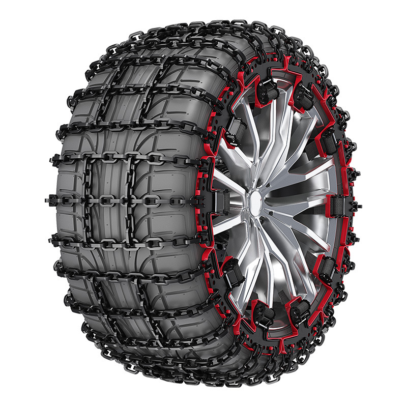 Αντιολισθητική αλυσίδα για αυτοκίνητα - Σίδηρος, 3–10 κιλά, Συμβατή με ζάντες κράματος αλουμινίου