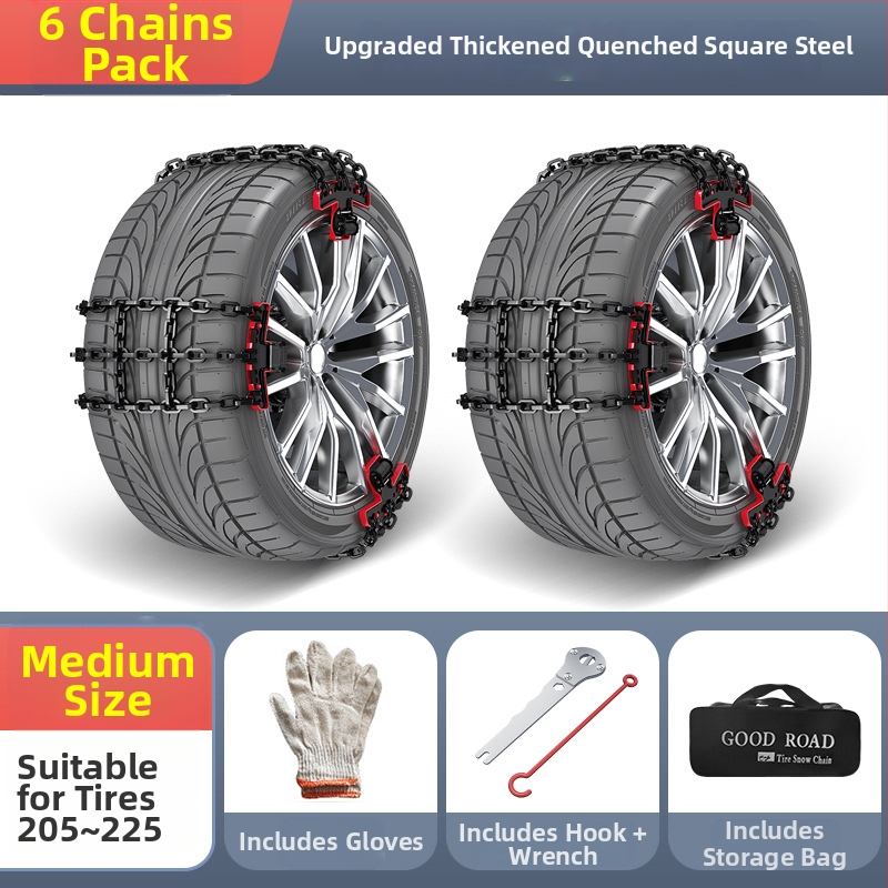 Auto libisemiskett - Raud, 3–10 kg, Ühilduv alumiiniumsulamist velgedega