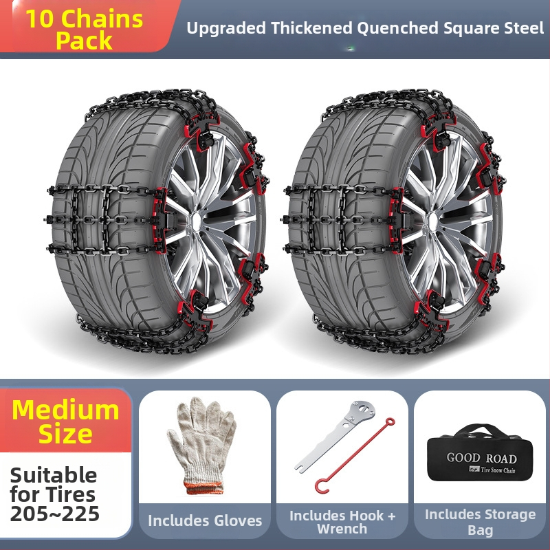 Auto libisemiskett - Raud, 3–10 kg, Ühilduv alumiiniumsulamist velgedega