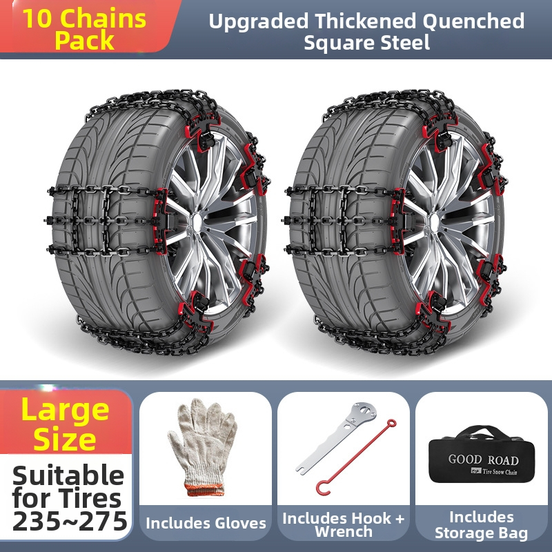 Auto libisemiskett - Raud, 3–10 kg, Ühilduv alumiiniumsulamist velgedega