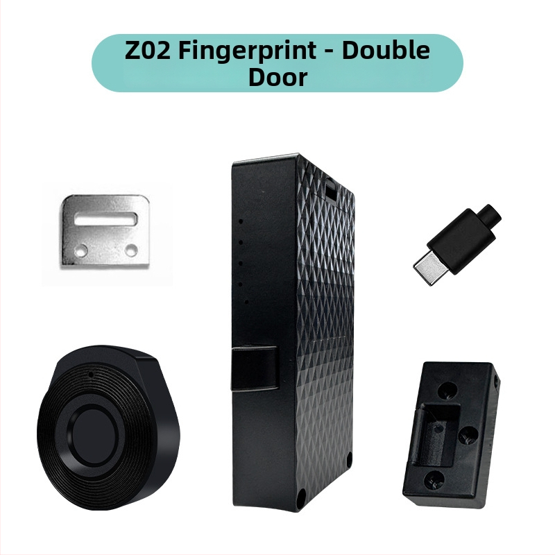 Заключалка за чекмеджета с пръстов отпечатък и електронна сигурност — ABS материал, модел M-2506, подходяща за чекмеджета, нощни шкафчета и шкафове (минималистичен стил)