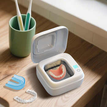 Dispozitiv fără fir pentru curățarea protezelor cu ultrasunete | Alimentare USB | Tensiune 7.4V | Putere 18W | Rezistent la apă IPX6 | Capacitate ≤ 300 ml