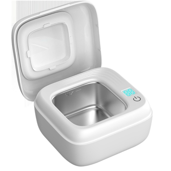 Dispozitiv fără fir pentru curățarea protezelor cu ultrasunete | Alimentare USB | Tensiune 7.4V | Putere 18W | Rezistent la apă IPX6 | Capacitate ≤ 300 ml