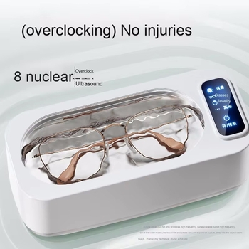 Mașină de curățare cu ultrasunete pentru ochelari, aparat ortodontic, lentile de contact și bijuterii, curățare ultrasonic complet automată • Mod de funcționare: Mecanic • Placă de bază: oțel inoxidabil 304 • Alimentare: AC • Reglare temperatură: 3 trepte 