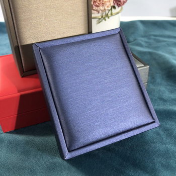 PU ādas kaste brošām ar logotipa pielāgošanu