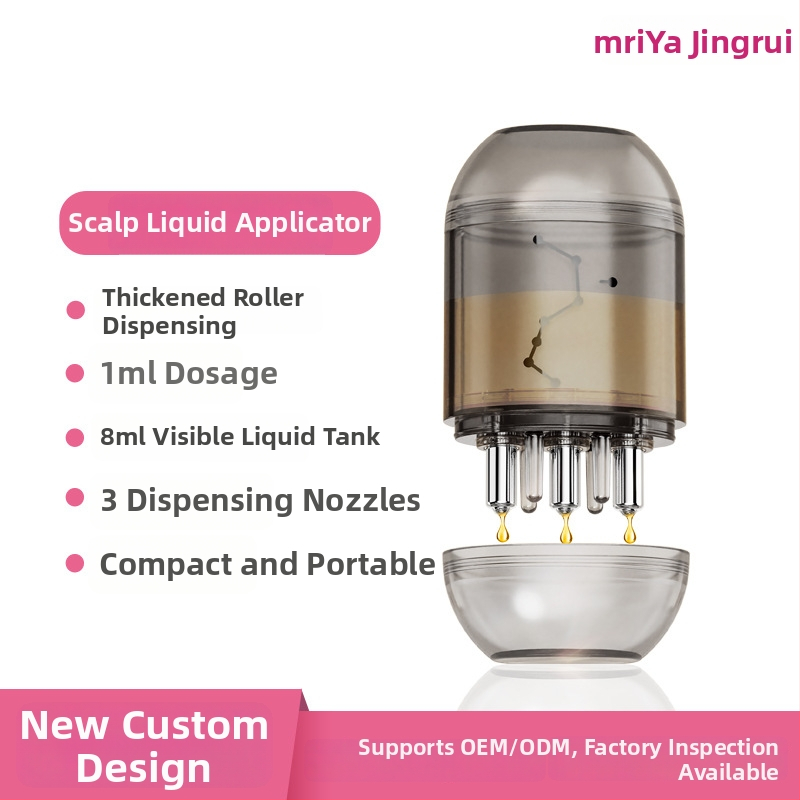 Mriya galvos odos aplikatorius Minoxidiliui plaukų augimo skysčiui (Modelis 2508, keturi sezonai, universalus)