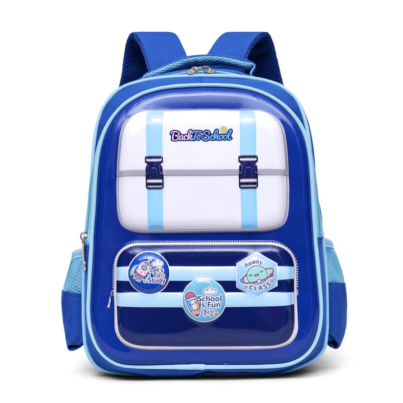 Unisex iskolai hátizsák gyermekeknek, ergonomikus háti támasz, ultrakönnyű Oxford anyag, állatmintás, 3–4. osztály számára