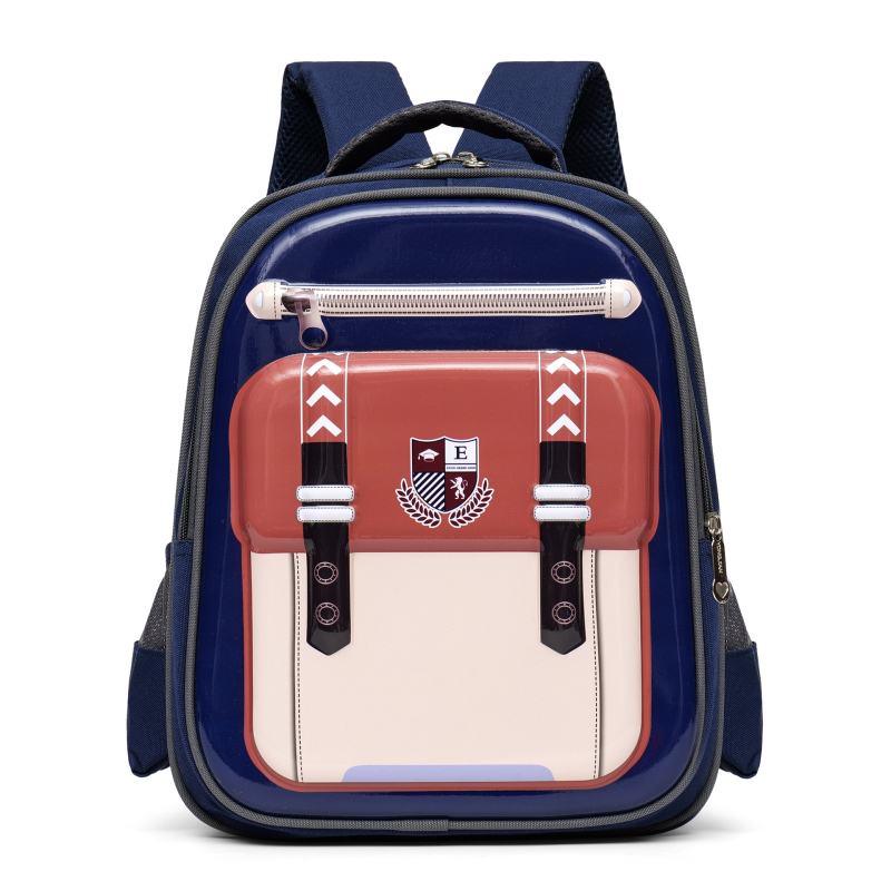 Unisex iskolai hátizsák gyermekeknek, ergonomikus háti támasz, ultrakönnyű Oxford anyag, állatmintás, 3–4. osztály számára