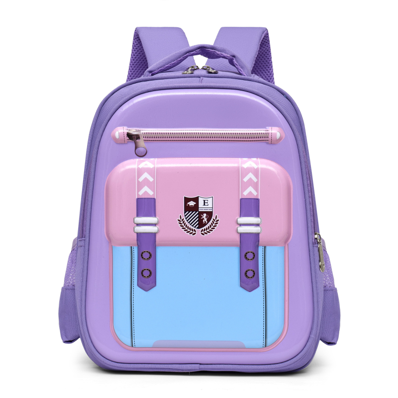 Unisex iskolai hátizsák gyermekeknek, ergonomikus háti támasz, ultrakönnyű Oxford anyag, állatmintás, 3–4. osztály számára