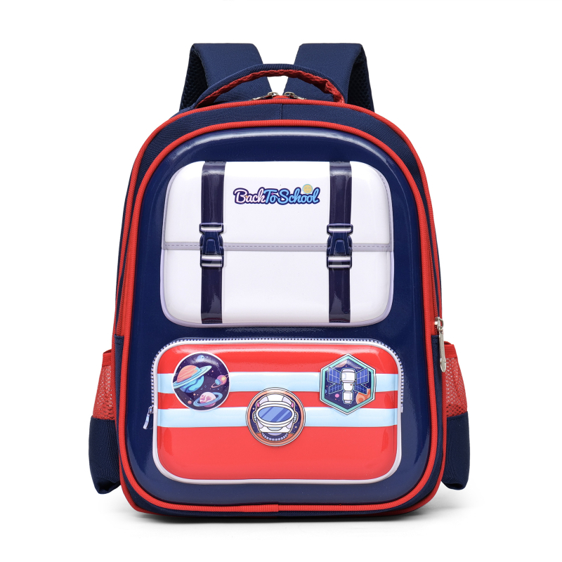 Unisex iskolai hátizsák gyermekeknek, ergonomikus háti támasz, ultrakönnyű Oxford anyag, állatmintás, 3–4. osztály számára