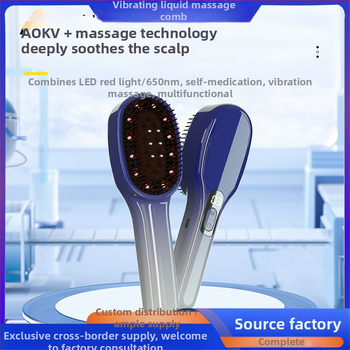 Elektrinis galvos masažo šukos su esencijų įvedėju – DX-002, 235 g, galvos odos raminimas, visoms sezonoms