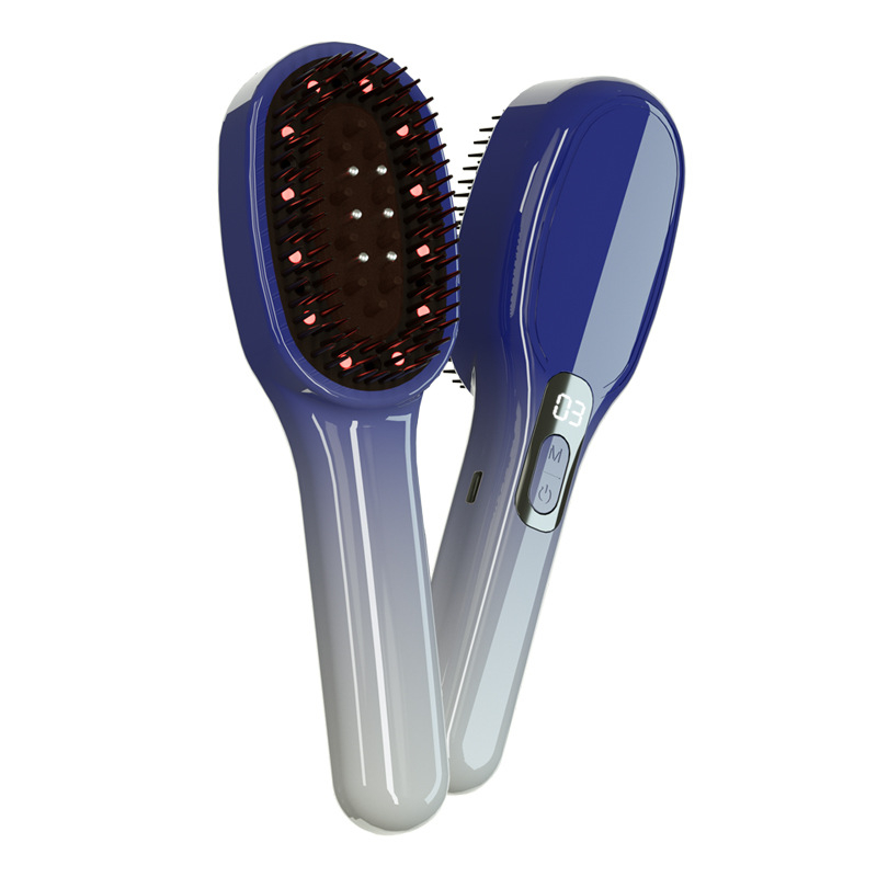 Pieptene electric pentru masajul scalpului și introducător de esențe – DX-002, 235 g, calmare scalp, toate sezoanele