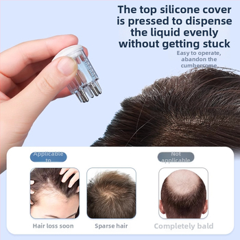 Galvos odos aplikatorius su rutulio masažu – Minoxidil tinktūra, Hong Lai, Universalus, Visų metų laikai, Modelis Carton+Product