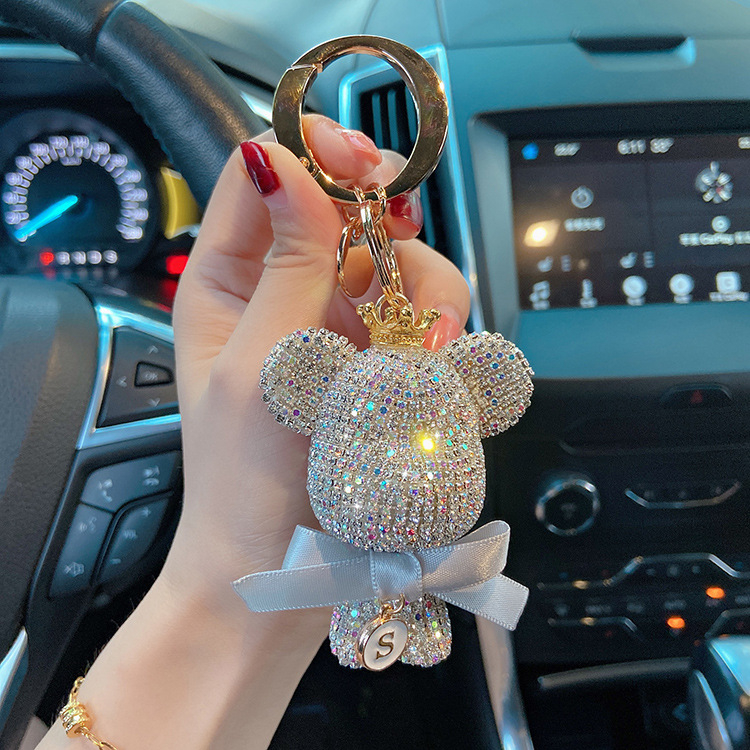 Raktų pakabukas - Mažo meškiuko stilius - Medžiaga: Drill Chain - Pakuotė: atskiras pakavimas - Dovana verslui