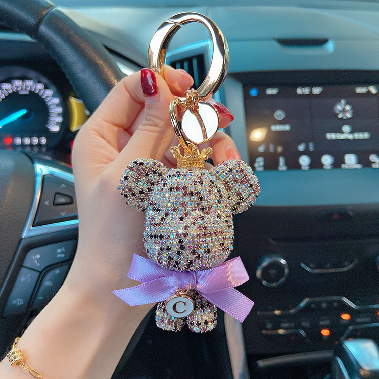 Raktų pakabukas - Mažo meškiuko stilius - Medžiaga: Drill Chain - Pakuotė: atskiras pakavimas - Dovana verslui