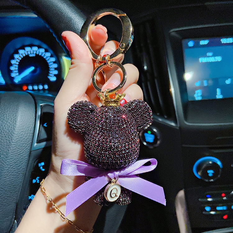 Raktų pakabukas - Mažo meškiuko stilius - Medžiaga: Drill Chain - Pakuotė: atskiras pakavimas - Dovana verslui