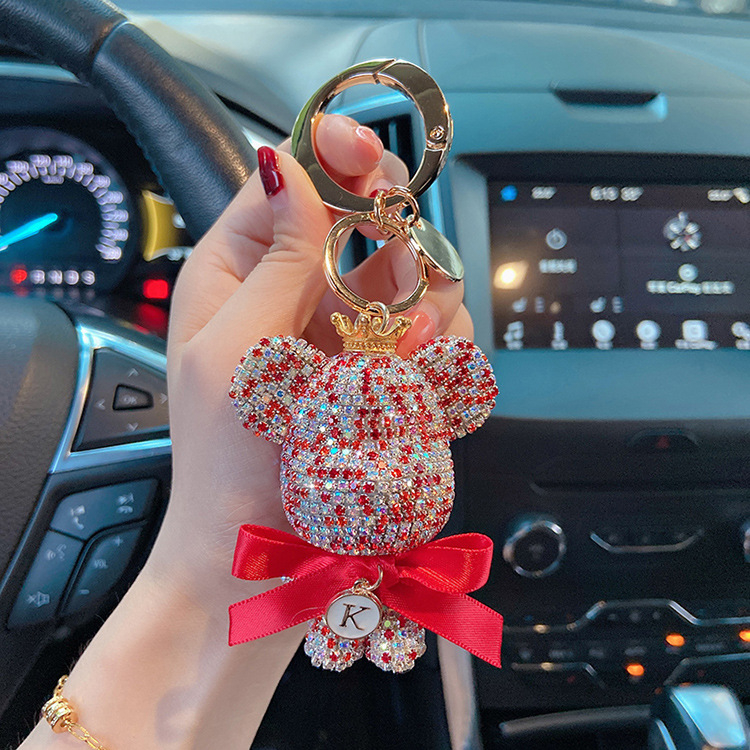 Raktų pakabukas - Mažo meškiuko stilius - Medžiaga: Drill Chain - Pakuotė: atskiras pakavimas - Dovana verslui