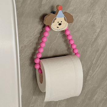 Държач за тоалетна хартия – стенен монтаж, без пробиване, пластмасов, модерен стил