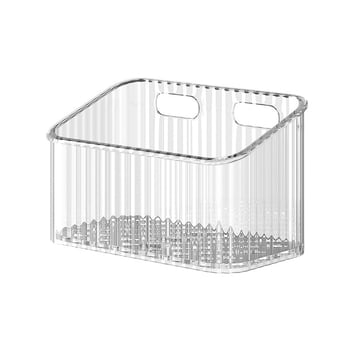 Zidni koš za pohranu kozmetike – plast, jednoslojni, nosivost 5–10 kg, moderan minimalistički dizajn