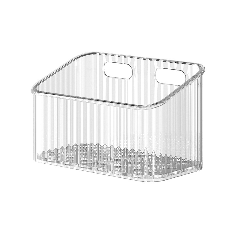 Zidni koš za pohranu kozmetike – plast, jednoslojni, nosivost 5–10 kg, moderan minimalistički dizajn