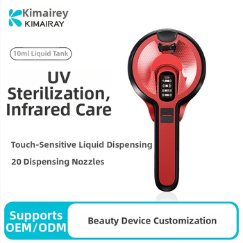 Elektrinis dozavimo masažinis šepetėlis plaukams ir galvos odai; 3 greičiai; Type-C įkrovimas