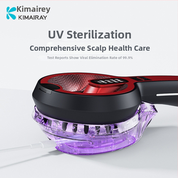 Elektrinis dozavimo masažinis šepetėlis plaukams ir galvos odai; 3 greičiai; Type-C įkrovimas