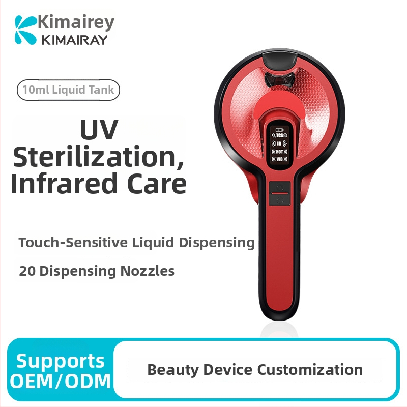 Elektrinis dozavimo masažinis šepetėlis plaukams ir galvos odai; 3 greičiai; Type-C įkrovimas