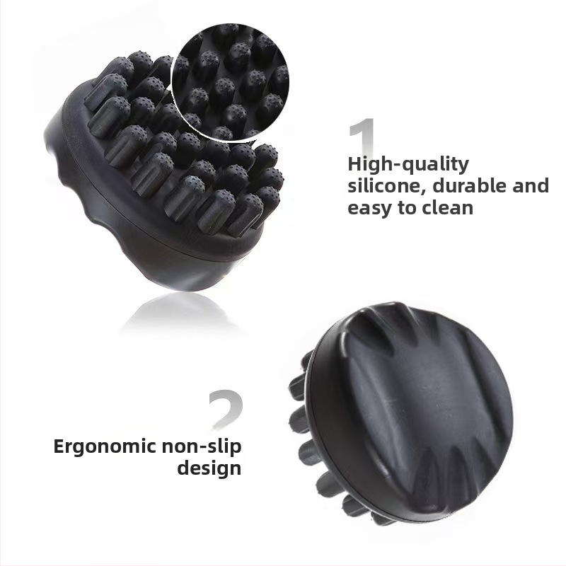 Yixin Roku turējamā šampūna suka un masāžas ķemme — matu kopšanas rīks, bez importa, parastiem lietotājiem