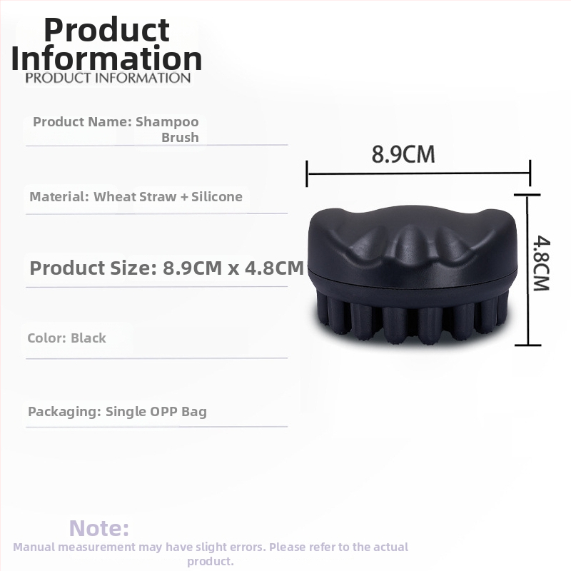 Yixin Roku turējamā šampūna suka un masāžas ķemme — matu kopšanas rīks, bez importa, parastiem lietotājiem