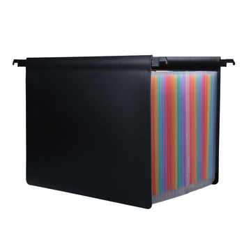 25-джобна акордеонна папка за документи, PP материал, двустранно окачваща се, печат на лого, персонализирана обработка