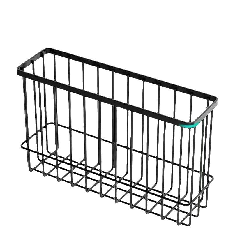 Zidni držač za kuhinjsku foliju, pričvršćivanje vakuumom, metal, 1 etaža, kukasti stil, višestruka upotreba