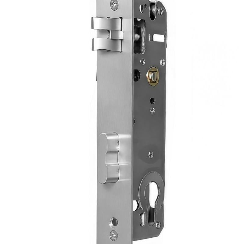 85 serijos integruotas terminio atskyrimo aliuminio piršto atspaudų spynos korpusas su nerūdijančio plieno cilindru ( kiemo spyna)