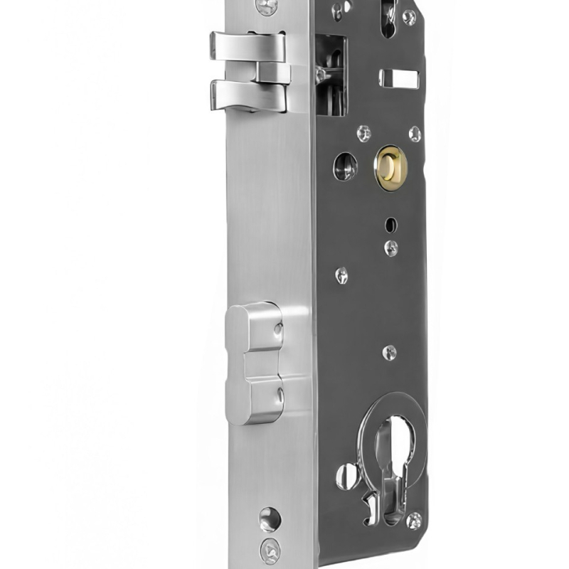 85 serijos integruotas terminio atskyrimo aliuminio piršto atspaudų spynos korpusas su nerūdijančio plieno cilindru ( kiemo spyna)