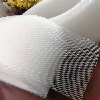 Elastingas tinklo audinys vestuvinei suknelei — plonas tinklas, poliesterio tinklo gija, Meiying