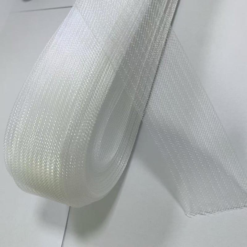 Elastingas tinklo audinys vestuvinei suknelei — plonas tinklas, poliesterio tinklo gija, Meiying