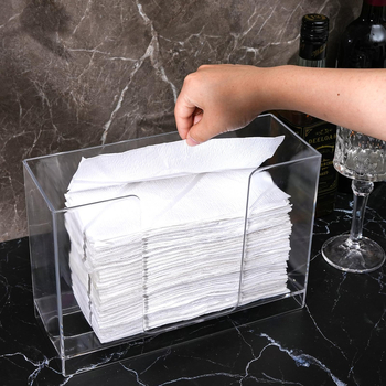 Cutie de șervețele montată pe perete din plastic, cu șervețele detașabile, rezistentă la apă și multifuncțională.