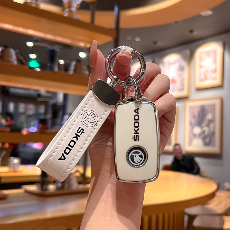 Skoda raktų dėklas Huihuangda TPU – Aukštos klasės (Prekės ženklas: Huihuangda; Automobilio markė: Skoda; Medžiaga: TPU; Stilius: Aukštos klasės)