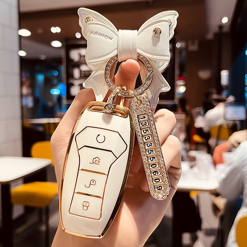 BYD automobilio rakto dėklas – TPU, Hui Huangda, aukštos kokybės