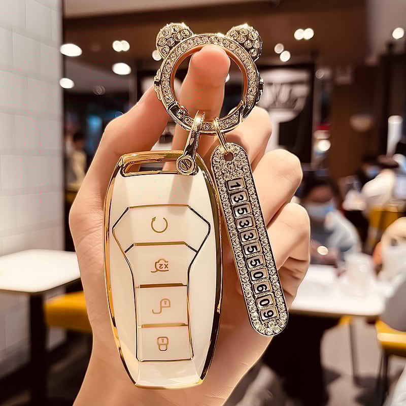 BYD automobilio rakto dėklas – TPU, Hui Huangda, aukštos kokybės