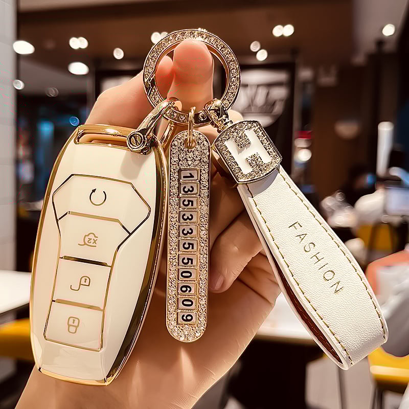 BYD automobilio rakto dėklas – TPU, Hui Huangda, aukštos kokybės