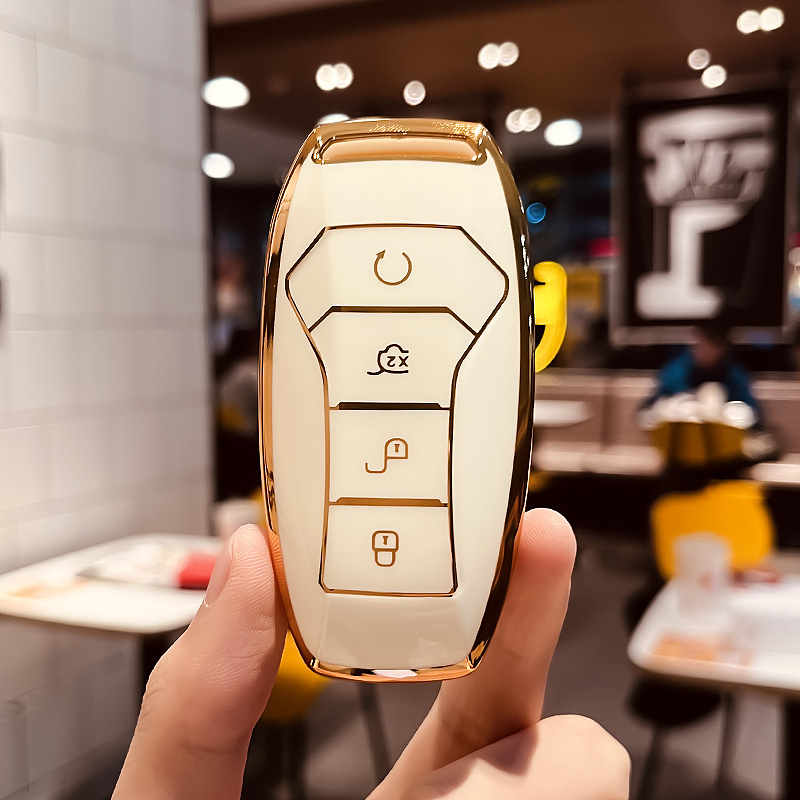 BYD automobilio rakto dėklas – TPU, Hui Huangda, aukštos kokybės