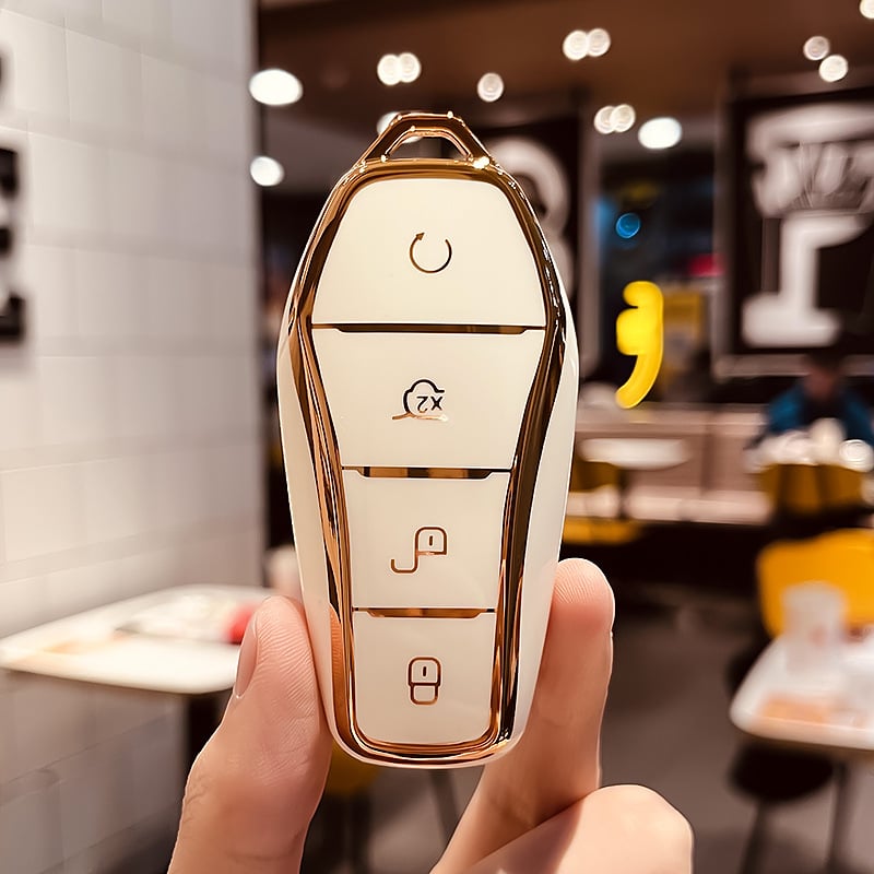 BYD automobilio rakto dėklas – TPU, Hui Huangda, aukštos kokybės