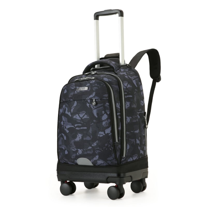 Feiyu Unisex Mokyklinė Kuprinė Su Ratukais — Oxford Audinys, Universalūs Ratai, Oro Pagalvės Diržai, Tinka Vidurinei Mokyklai ir Aukštesnėms