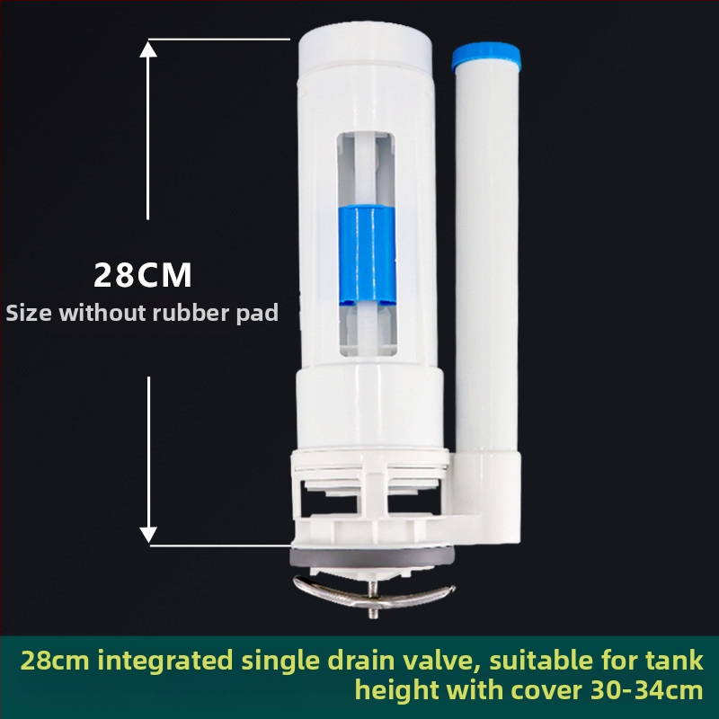 Комплект клапани за тоалетна с водосъхраняващ бустер: дренажен клапан, входен клапан и бутон за промиване; Материал: PP; Марка: Excellent; Режим на използване: натискане; Стил: модерен минимализъм