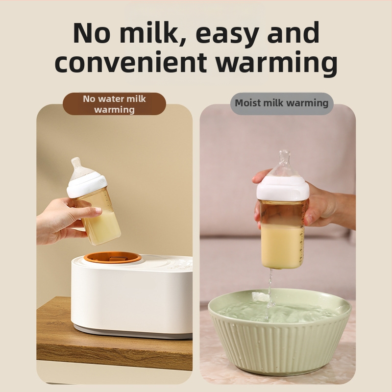 2-in-1 Bébi Tejmelegítő és Tejpor Keverő — Automata Elektromos, Állandó Hőmérséklet, Tejpor Keverés, Kijelző, Időzítő Funkció