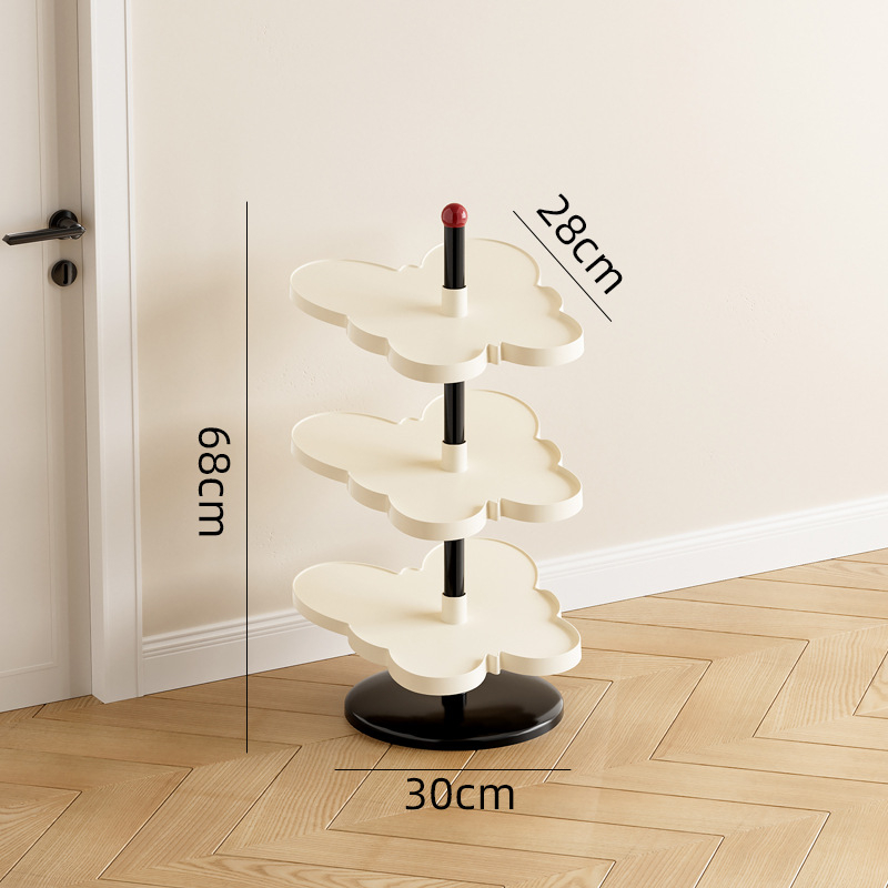 Podni stalak za cipele, 5 etaža, plastični materijal, moderni minimalistički stil, prenosiv i pokretan, za skladištenje u dnevnoj sobi